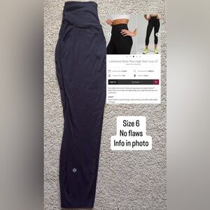 Lululemon base pace high rise leggings